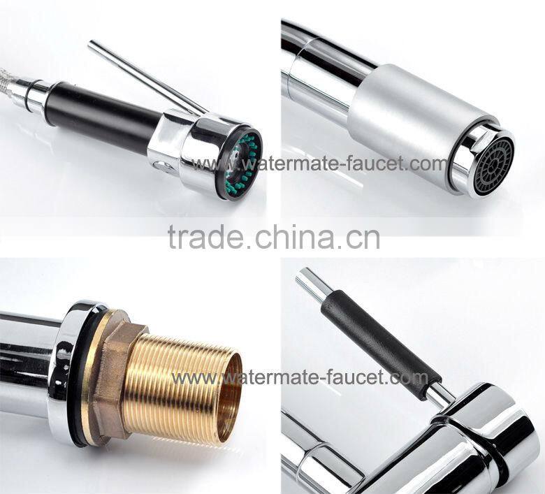 pull out spray kitchen faucet with spring
