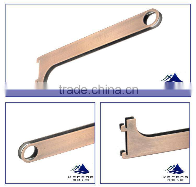 new design metal support bracket for hanging oval tube/metal display bracket KF-G032