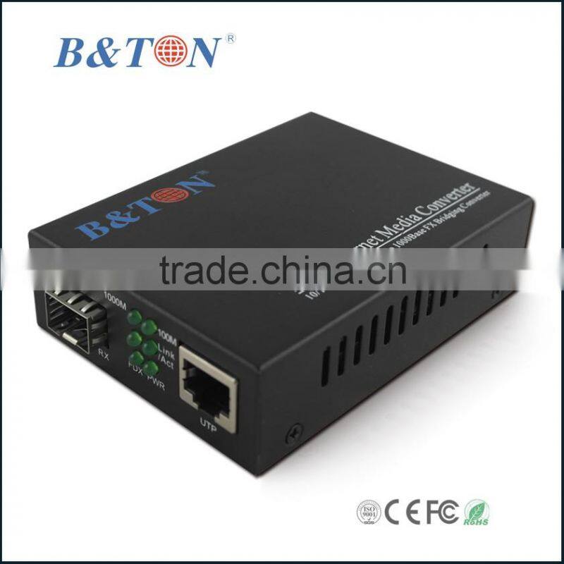 8 port SFP ports Gigabit Ethernet Switch media Converter