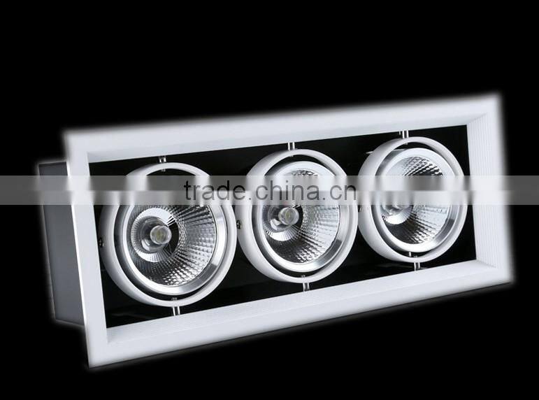 Triple Head 3*12W LED COB Rectangle Grill Light