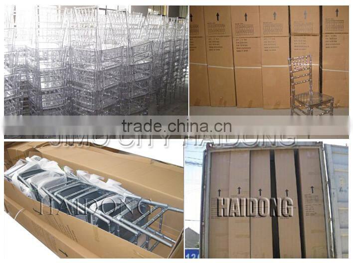 Silver Resin Wedding Phoenix Double C Chair