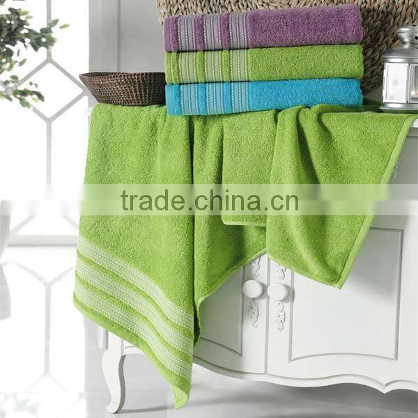 100% cotton solid color bath towel&bathrobe