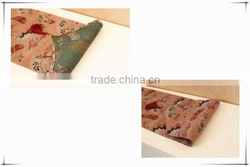 New styles tapestry jacqaurd fabric table mats, table runners