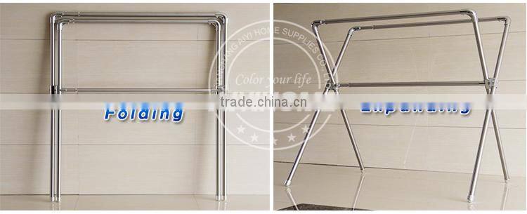 Outdoor heavy duty extendable and foldable stainless steel clothes rack have stock