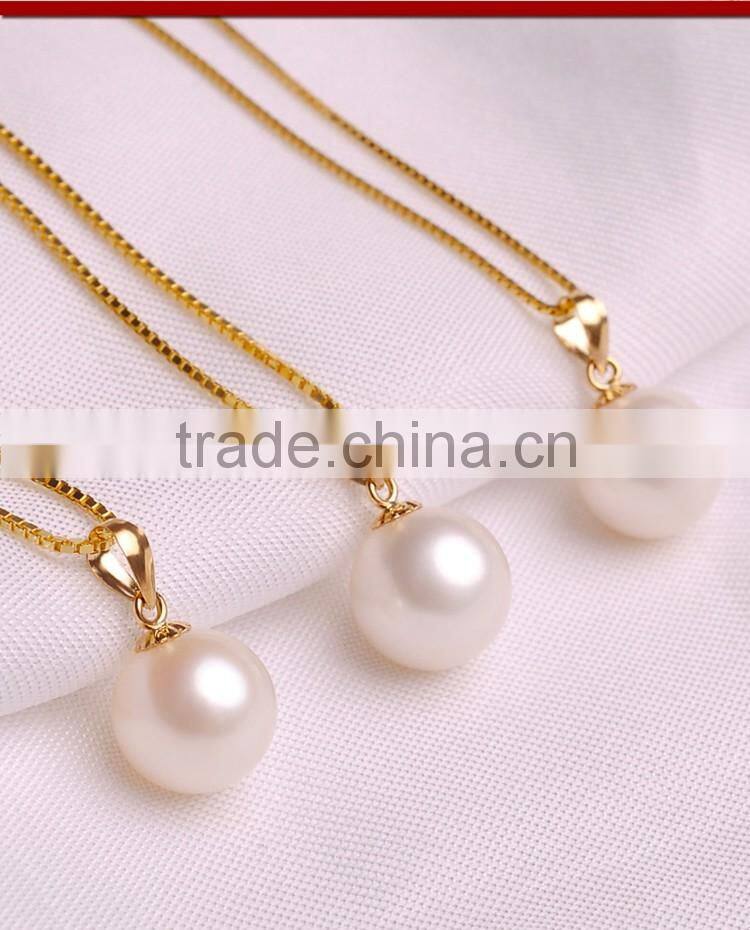 fine jewelry freshwater pearl set pendant for women