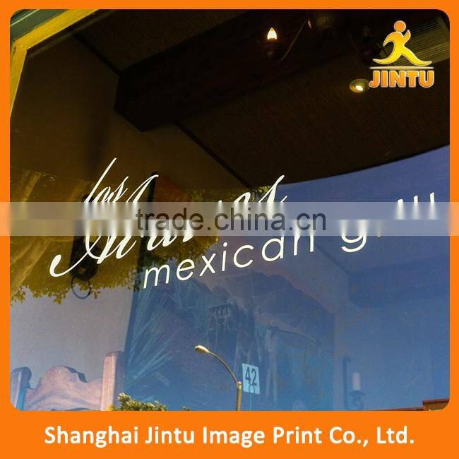 Custom removable kiss cut vinyl sticker paper for window advertising