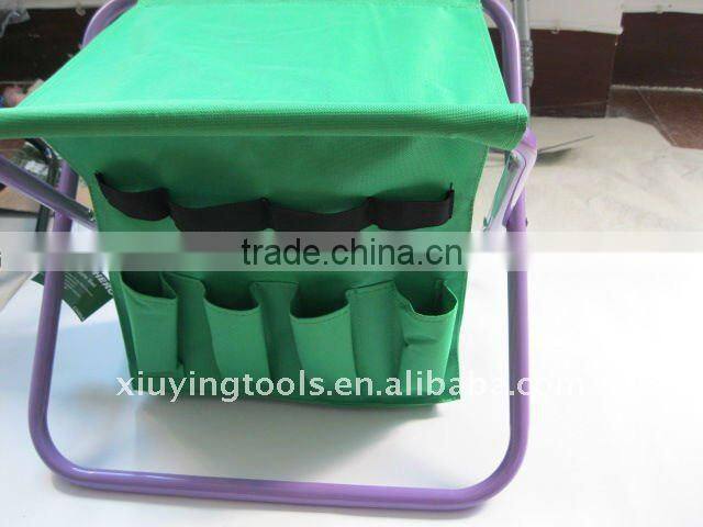 fishing seat organizer with tools