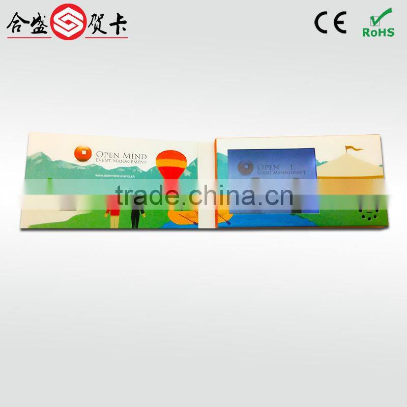 7 inch magnetic switch lcd video brochure card video brochure module video brochure card with best price