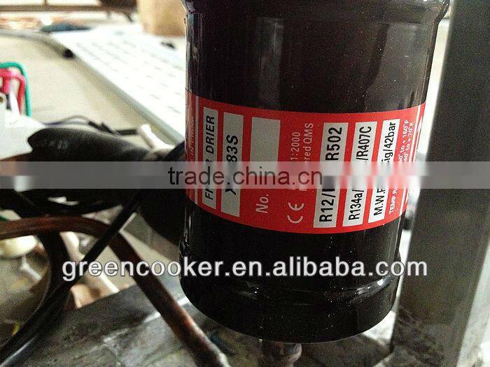 supermarket food display freezer equipment with remote compressor