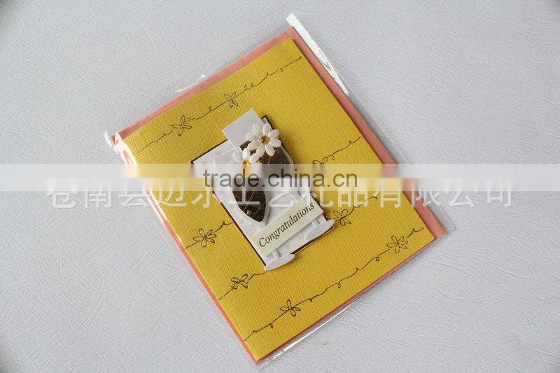 Hot sale new funny diy christmas day greeting card