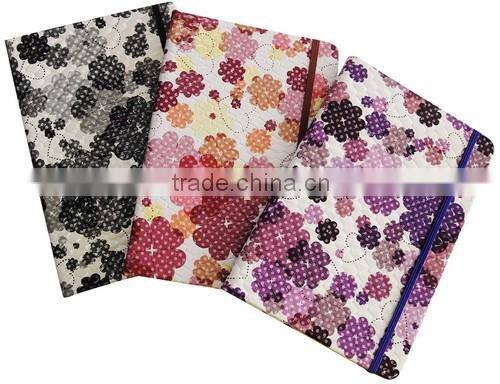 notebook with PVC cover