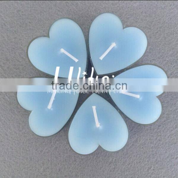 red heart shape candle romantic home decoration candle Led candles with real flame