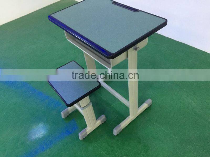 adjustable school desk and chair cheap modern school furniture HXZY054