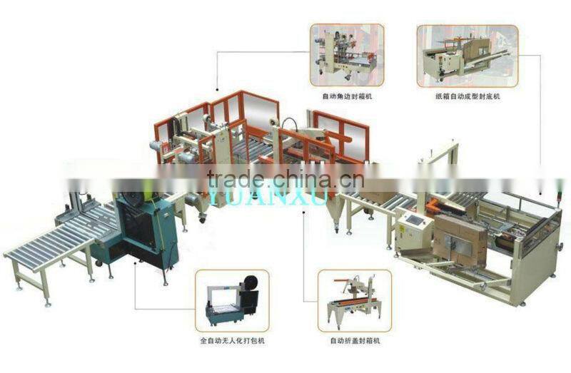 carton forming and bottom sealing 12 carton / min