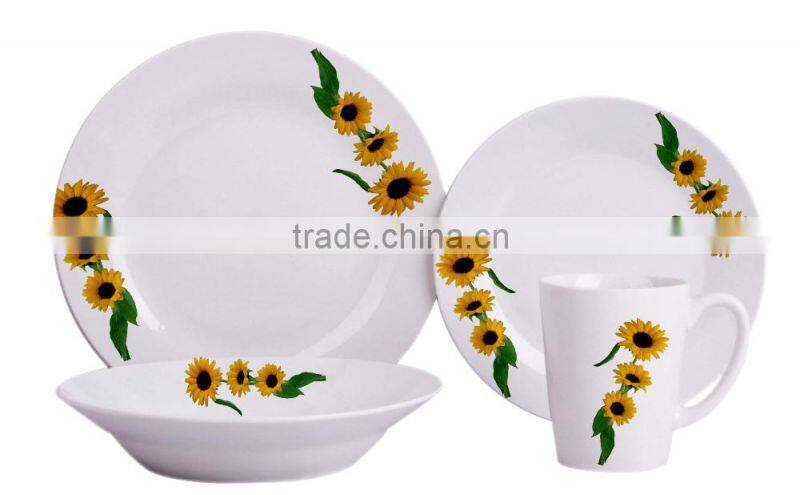 wholesale pure white nice design hotel porcelain used restaurant dinnerware