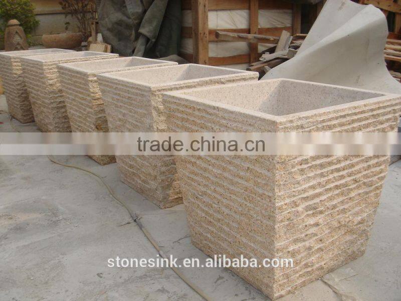 China natural granite honed stone sink