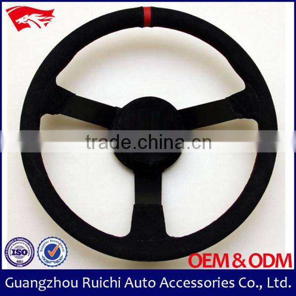 Factory Direct for Flat Suede Go Kart Steering Wheel