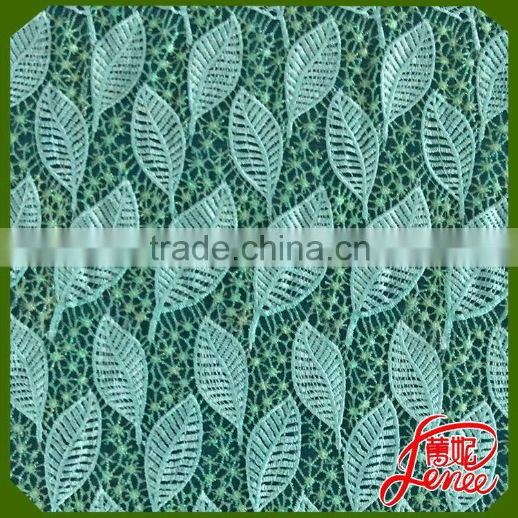POPULAR GARMENT CHOICE REASONABLE PRICE CHEMICAL EMBROIDERY FABRIC