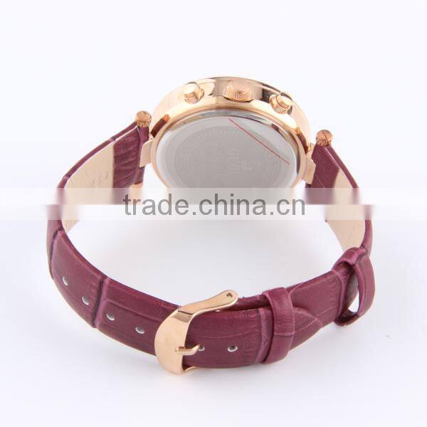 Japan movt large womans bracelet watch