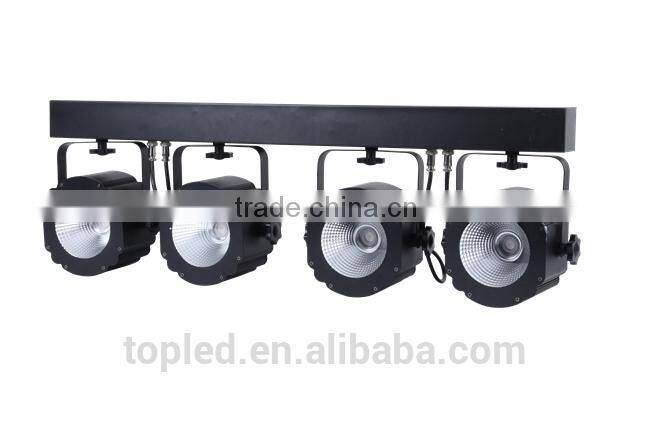 Super Brightnesss and Sound Control 4*30W RGB LED COB Par Light for Events Shows
