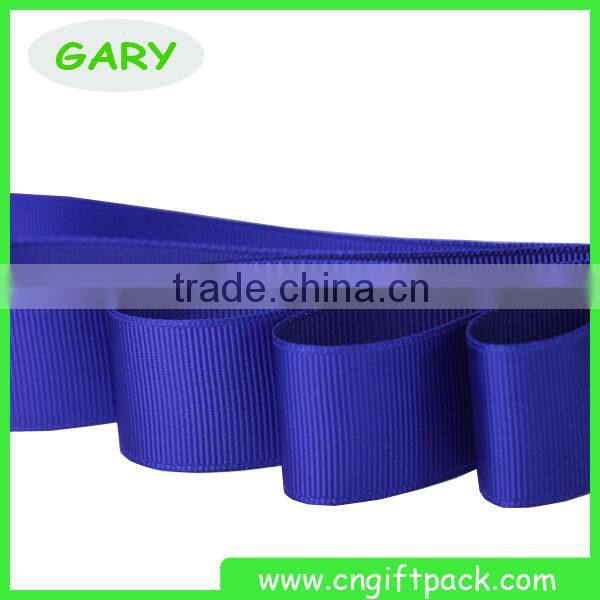 Blue Gift Box Packaging Ribbon Garment Decorative 7/8 Grosgrain Ribbon