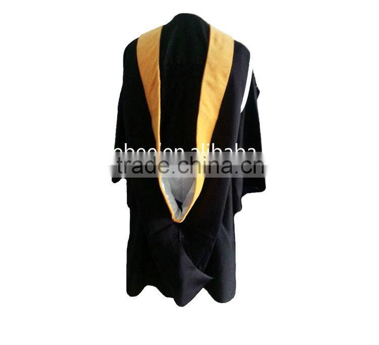 Hot sell English style good quality graduation hoods