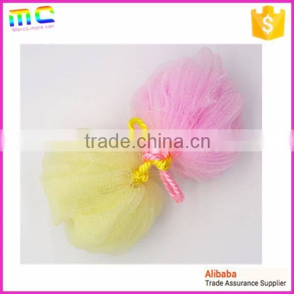 colorful Candy sweet mesh sponge balls with lace handle