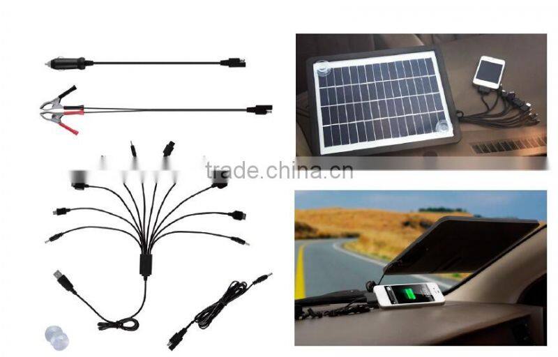 Sunray Hot sale 6W Solar Car Battery Charger for car