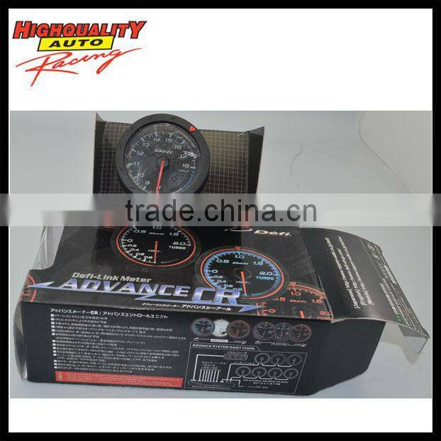 Hot Sale Racing Car Black Volt Meter