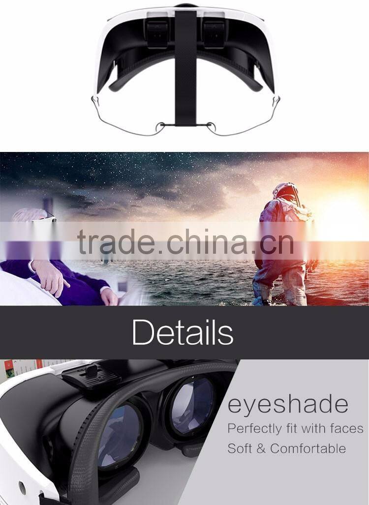 Newest fashion VR BOX VR EYES four colors 3D virtual reality glasses