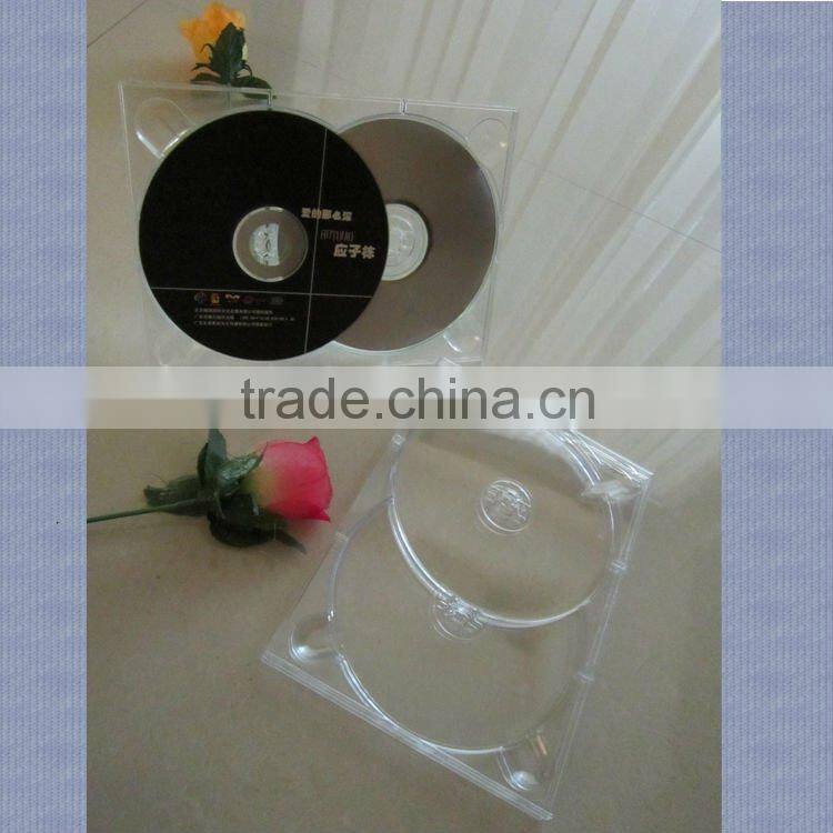 7mm Clear double-sided DVD tray