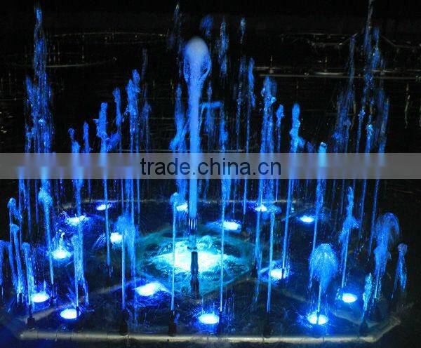 1.5m*1.5m AC24V LED light music control water used garden fountains