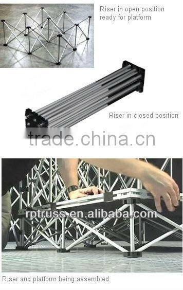 Durable new arrival portable stage backdrops smart stage