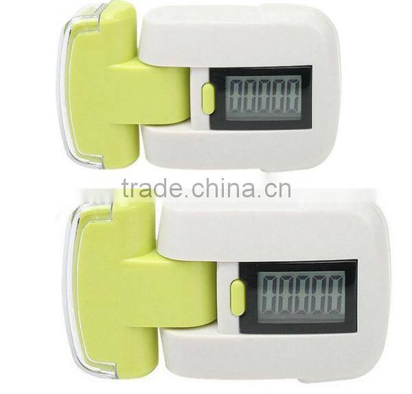 LCD Display Multifunctional Pedometer,digital led flashlight pedometer