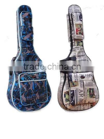 free shipping 2016 new fashion portable backpack high quality guitar case