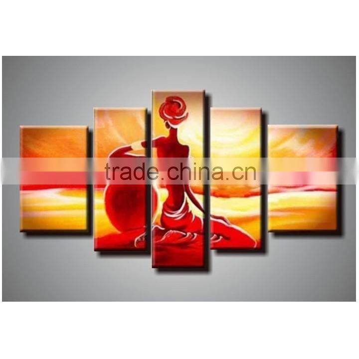 Shu1716 Thick textured handmade landscape canvas painting