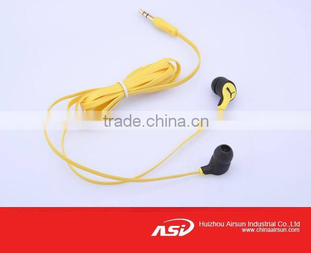 Best Looking Red Flat Wired Stereo Earphone