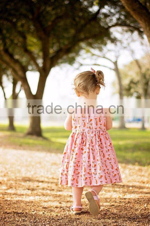 2016 newly arrival fun up in the clouds baby girls clothing parade girl cute dress