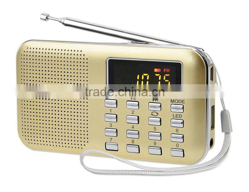 portable studio speaker with fm am radio and mp3 speaker