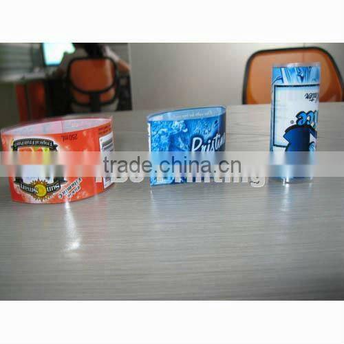 2016 pvc clear shrink film label