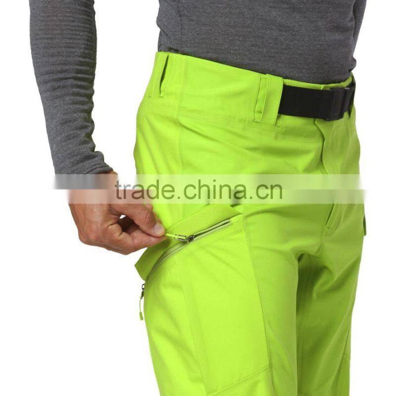 2015 new style custom adults professional waterproof snowboard pants brand name of mens pants traveling hiking sking