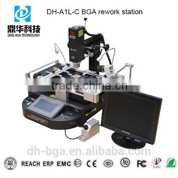 Dinghua DH-A1L-C 3 heater zone BGA vga Rework machine with camera monitor for laptop motherboard repair