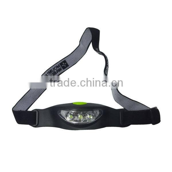 Waterproof Outdoor Camping 2* CR2032 Battery 3 Led led headlamp manufacturers /Led Head Light