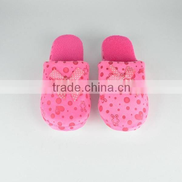 Colorful winter women home floor slipper, indoor slipper ladies shoes