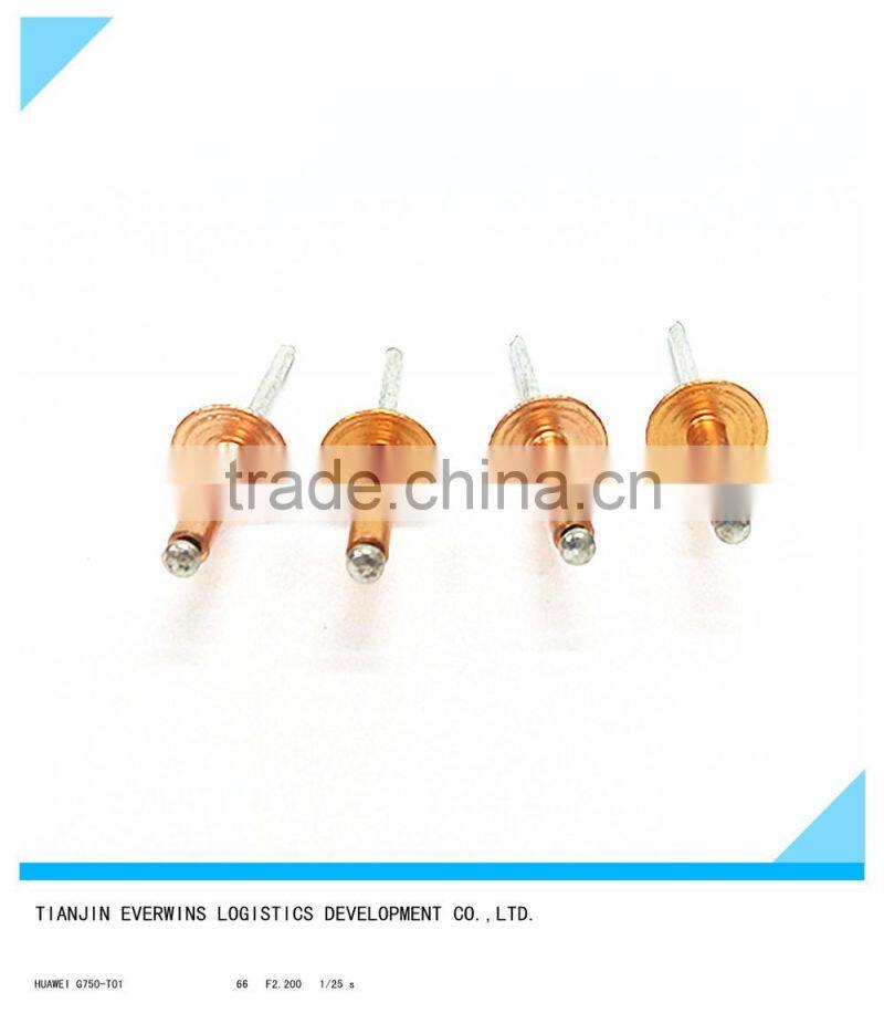 Golden color Waterproof Large flange head Aluminium blind rivets
