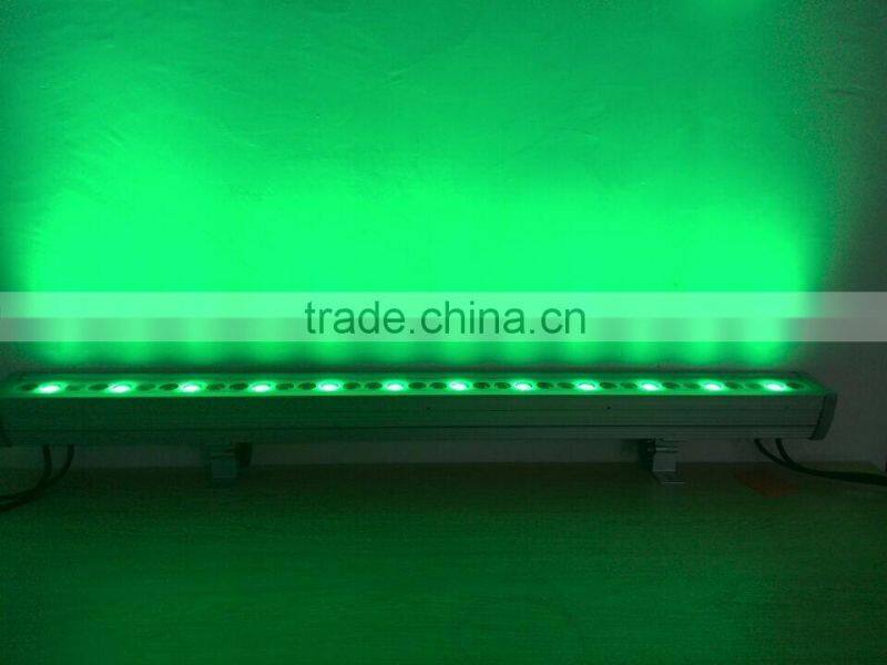 WLED 1-10 HOT 36 pcs 1w rgb leds outdoor IP65 rgb dmx led wallwasher