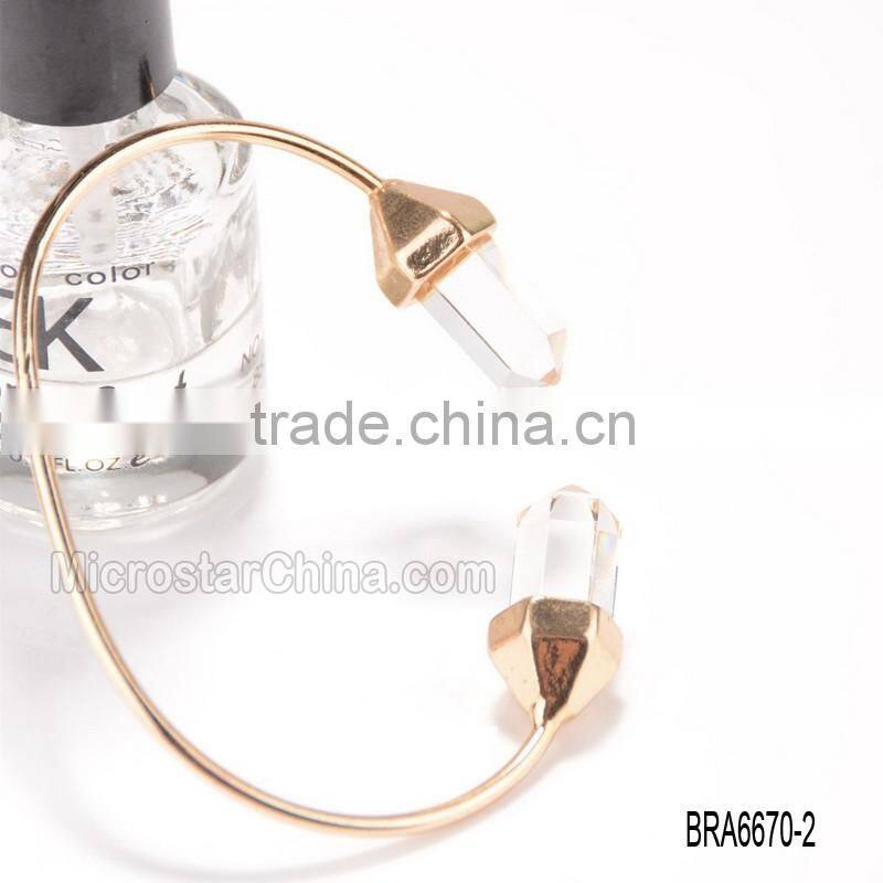European and American fashion retro six water chestnut Crystal Bangles