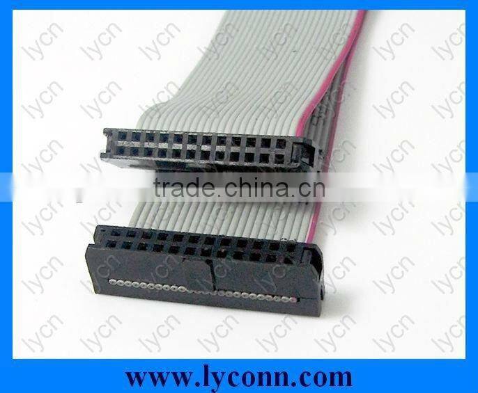 IDC socket connector with IDC Flat Grey Cable Connector pitch 1.27mm 2.0mm or 2.54mm
