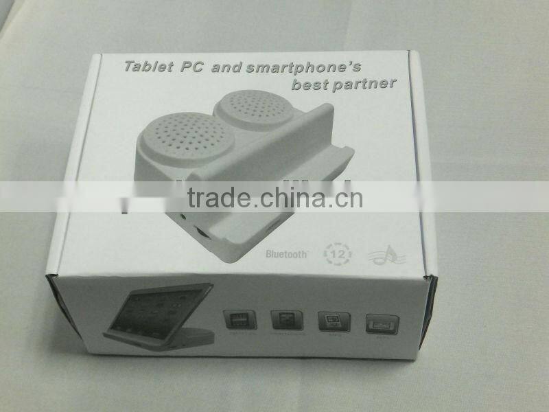 multi charging dock with Bluetooth speaker for tablet pc and smart phone