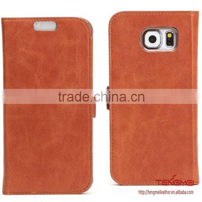 brown leather case for samsung galaxy s7 mobile phone cases for samsung